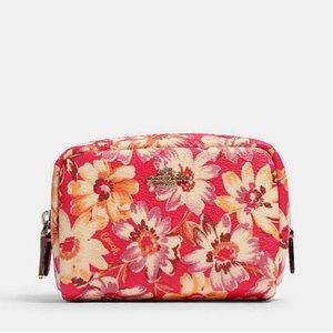 coach mini boxy cosmetic case